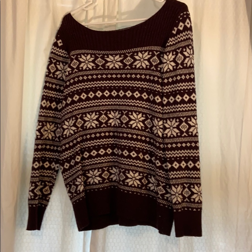 Loft Snowflake Sweater